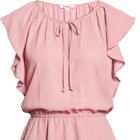 BB Dakota Adrienn Dusty Rose Fit & Flare Dress XS - Picture 7 of 11